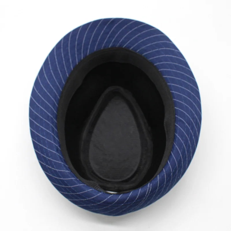 chapeau Fedora rayé