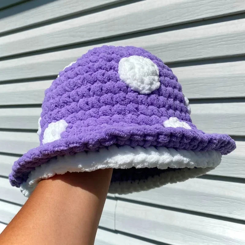 chapeau au tricot