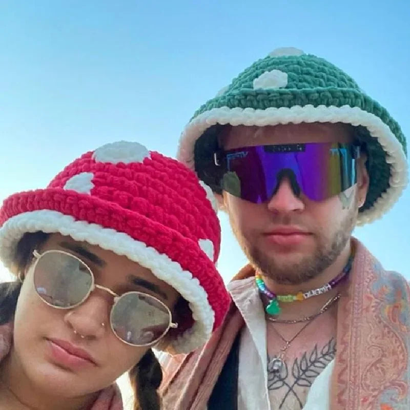 chapeau au tricot