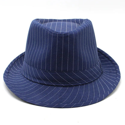 chapeau Fedora rayé