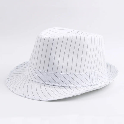 chapeau Fedora rayé